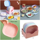 10pcs Multi-functional Food Grade Plates With Stand