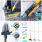 2 In 1 Floor, Bathroom and Windows Cleaning Brush With 120° Rotatable Head.