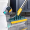 2 In 1 Floor, Bathroom and Windows Cleaning Brush With 120° Rotatable Head.