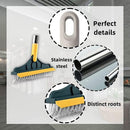 2 In 1 Floor, Bathroom and Windows Cleaning Brush With 120° Rotatable Head.