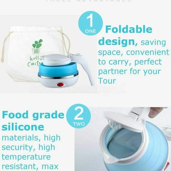 600ml Foldable Electric Kettle