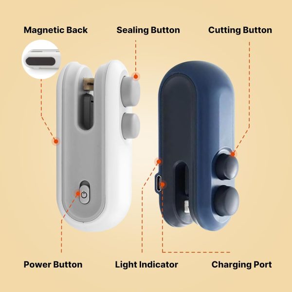 2 in 1 Heat Sealing Machine For Sealing And Cutting