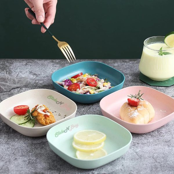 10pcs Multi-functional Food Grade Plates With Stand