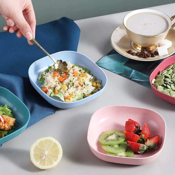 10pcs Multi-functional Food Grade Plates With Stand